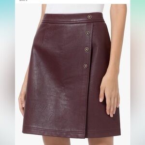 Tagoo Faux Leather Skirts for Women High Waisted Mini Skirt new
